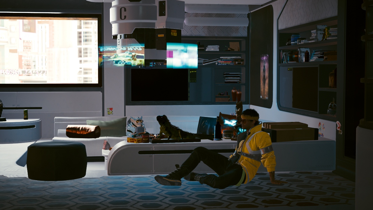 Cyberpunk 2077 Iguana Photo Mode