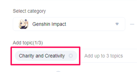 Genshin - Weinlesefest Charity and Creativity Topic