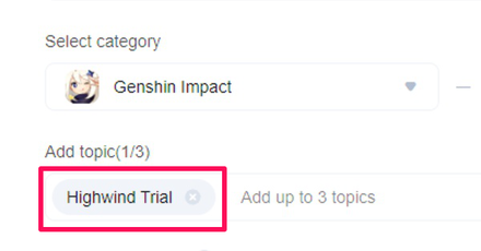 Genshin - Weinlesefest Highwind Trial Topic