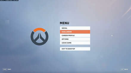 Menu Screen Overwatch 2