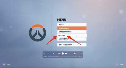 Options Button Overwatch 2