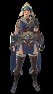 Elfin Crown Layered Armor F
