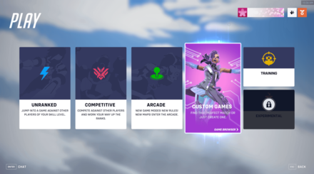 Choose Custom Game Mode