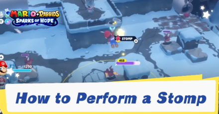 Mario + Rabbids Sparks of Hope How to Perform a Stomp Banner
