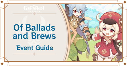 Genshin Impact - Of Ballads and Brews Event Guide