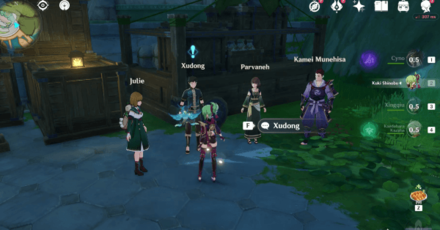 Genshin - Gourmet Supremos Within Our Duties Walkthrough - Talk to Xudong