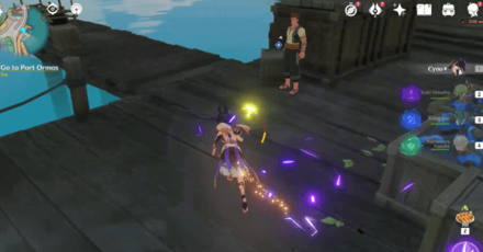 Genshin - Gourmet Supremos Within Our Duties Walkthrough - Approach the porter