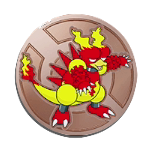 Magmar Emblem (Bronze)