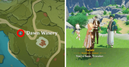 Genshin - Farmland Fugitives - Talk to Walter