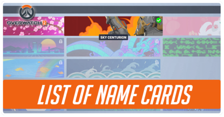 Overwatch 2 - List of Name Cards
