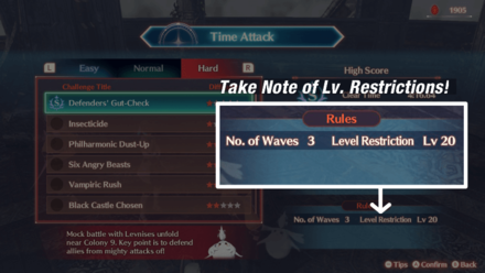 Xenoblade Chronicles 3 - Level Restriction