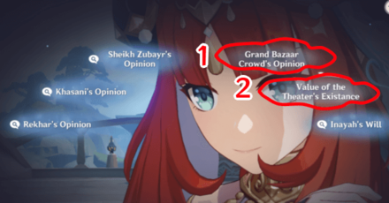 Genshin - Nilou Story Quest Answer 2