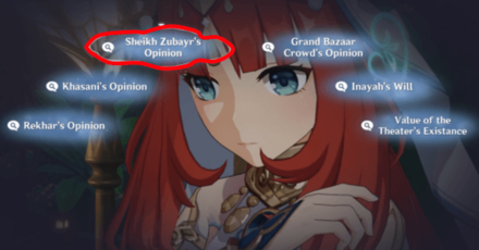 Genshin - Nilou Story Quest - Debate Answer 3