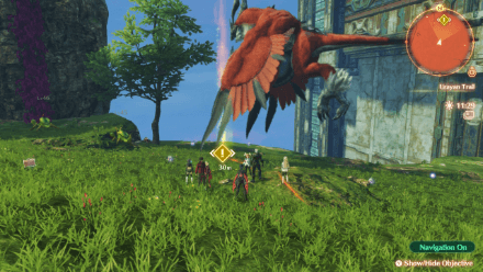 Xenoblade Chronicles 3 First Battle Against Nopon Eater