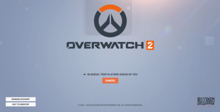 7000 Players Ahead Overwatch 2 Queue