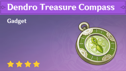 Genshin Impact - How to Get Dendro Treasure Compass and Effects