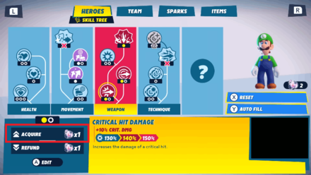 Mario + Rabbids Sparks of Hope - Use a Skill Prism