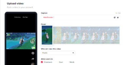 Genshin - 2nd Anniversary Video Challenge How to Participate Step 1