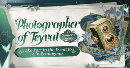Genshin - 3.0 Photographer of Teyvat Topic Event