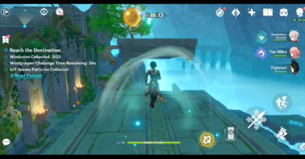 Genshin - Two Ways to do the First Windgrasper Challege mode:show