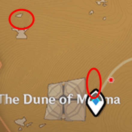 Genshin - Athel Wood Location - Dune of Magma