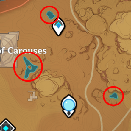 Genshin - Athel Wood Location - Dune of Carouses