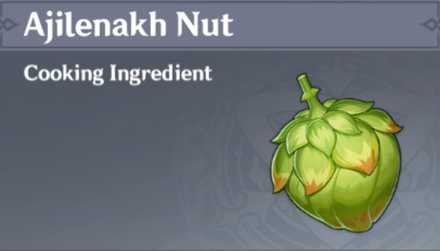 Genshin Impact - Ajilenakh Nut Locations and Recipes