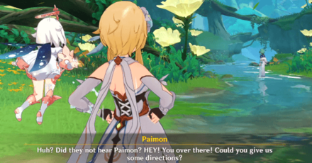 Genshin Impact - A Forest of Change Walkthrough - Follow the Unresponsive Person