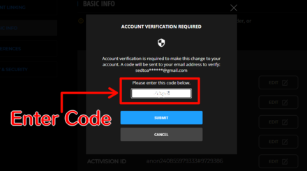Modern Warfare 2 - Enter Code