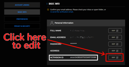 Modern Warfare 2 - Edit Button