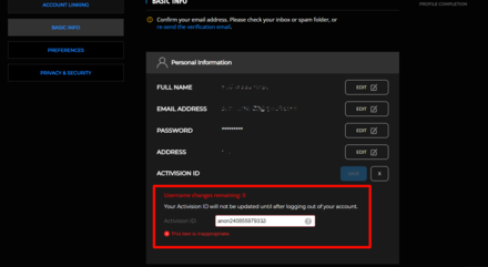 Modern Warfare 2 - Edit Display Name
