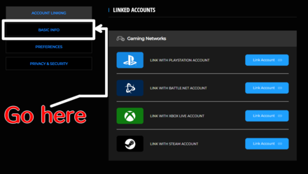 Modern Warfare 2 - Look for Basic Info Tab