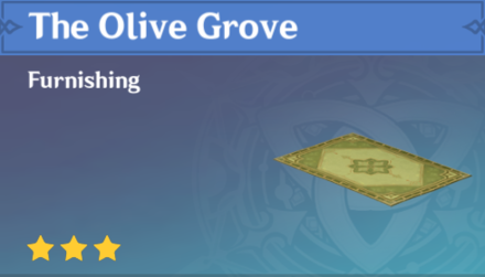 Genshin Impact - How to Get The Olive Grove Furnishing