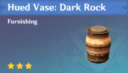 Genshin Impact - How to Get Hued Vase: Dark Rock Furnishing