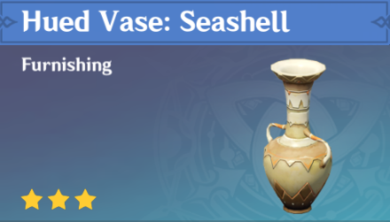 Genshin Impact - How to Get Hued Vase: Seashell Furnishing