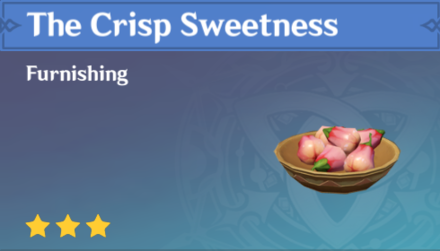 Genshin Impact - How to Get The Crisp Sweetness Furnishing