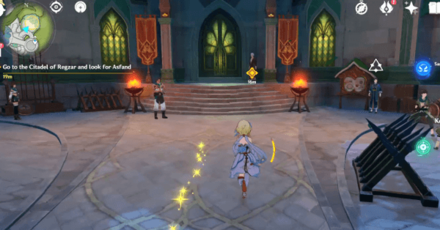 Genshin Impact - The Trail of the God of Wisdom Walkthrough - Look for Asfand at the Citadel