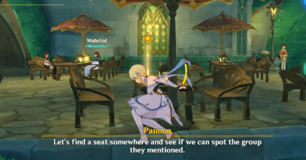 Genshin Impact - Lost in Prosperity Walkthrough - Go to Djafar Tavern