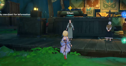Genshin Impact - Lost in Prosperity Walkthrough - Ask a Nearby Merchant