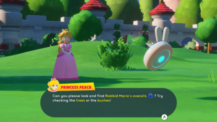 Mario + Rabbids Sparks of Hope - Talk to Princess Peach