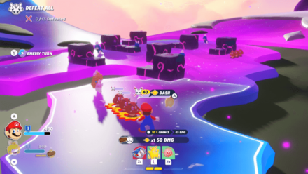 Mario + Rabbids Sparks of Hope - Dashing on the Goombas