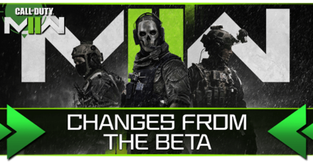 Modern Warfare 2 - Changes from the Beta