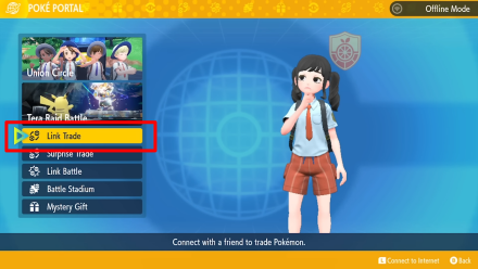 Pokemon Scarlet and Violet SV Link Trade