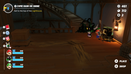 Mario + Rabbids Sparks of Hope - Carrying the Glowing Block