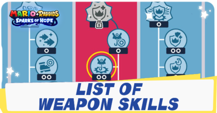 Mario + Rabbids Sparks of Hope Weapon Skills