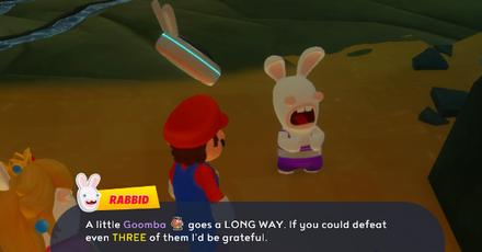 Mario + Rabbids Sparks of Hope - Talk to Rabbid NPC
