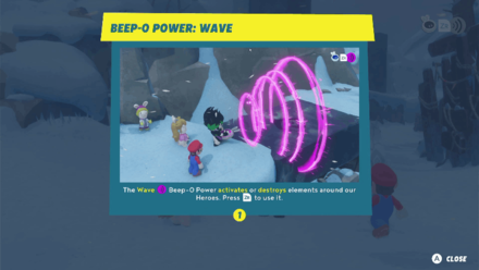 Mario + Rabbids Sparks of Hope - Press the ZR Button to Activate Wave
