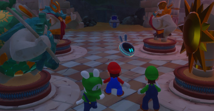 Mario + Rabbids Sparks of Hope - Four Statues to Solve the Riddle.png