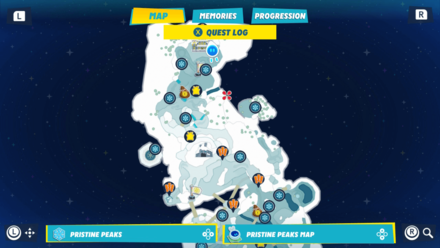 Mario + Rabbids Sparks of Hope - Pristine Peaks Map