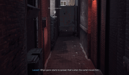 Plant distraction in alley